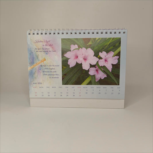2026 Flower Desk Calendar - A Year of Remembrance and Gratitude