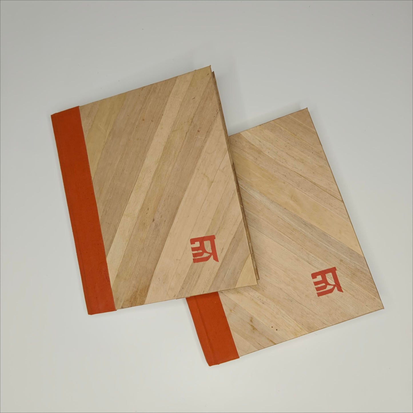 Handmade Natural Banana Leaf Notebook Impressed With Adi Akshara Emblem