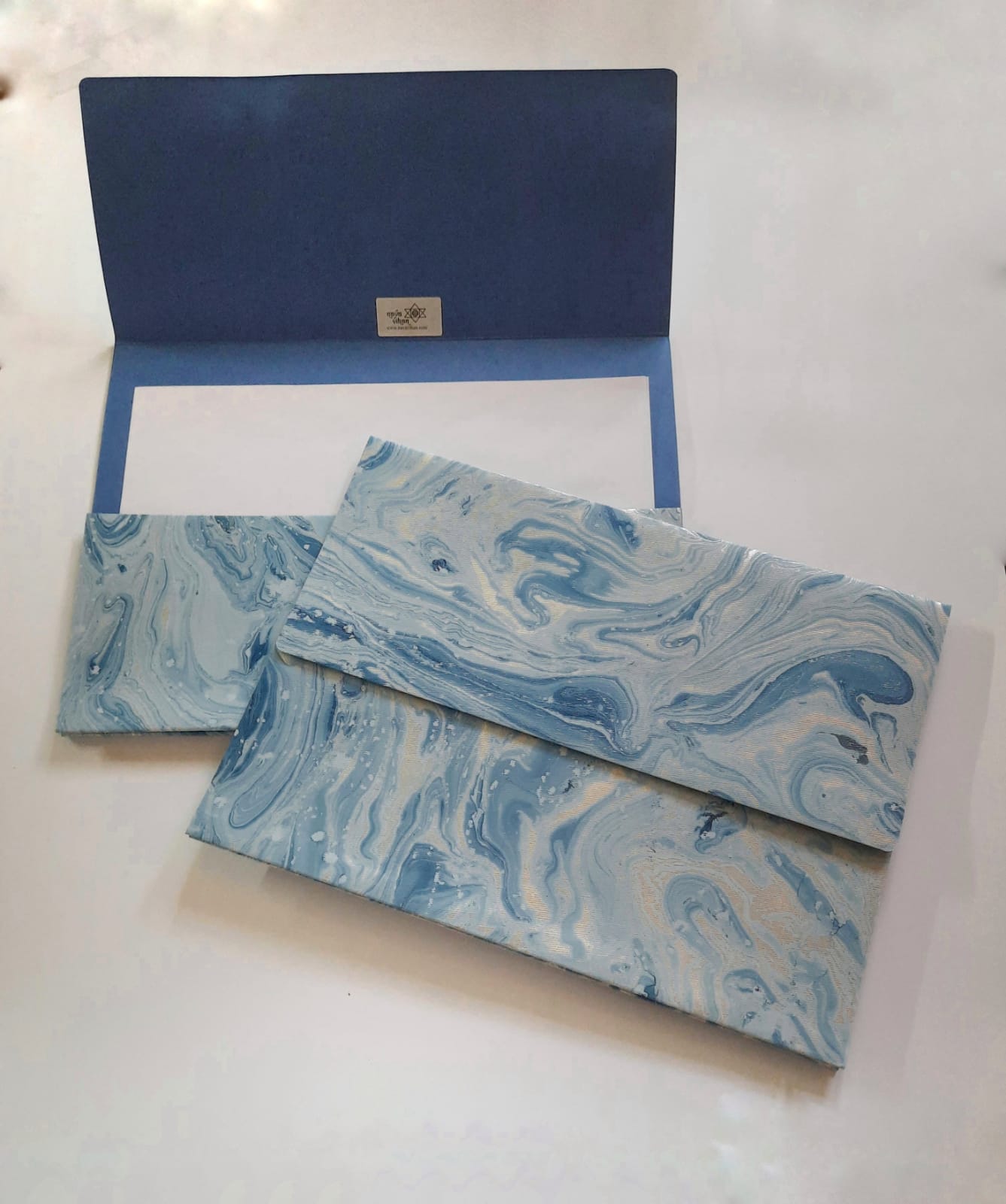 Marbled Dockets in Handmade Paper