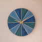 Pristine Ocean Blue Recycled Wall Clock