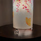 Exotic Coral Vine Hand-Painted Table Lamp