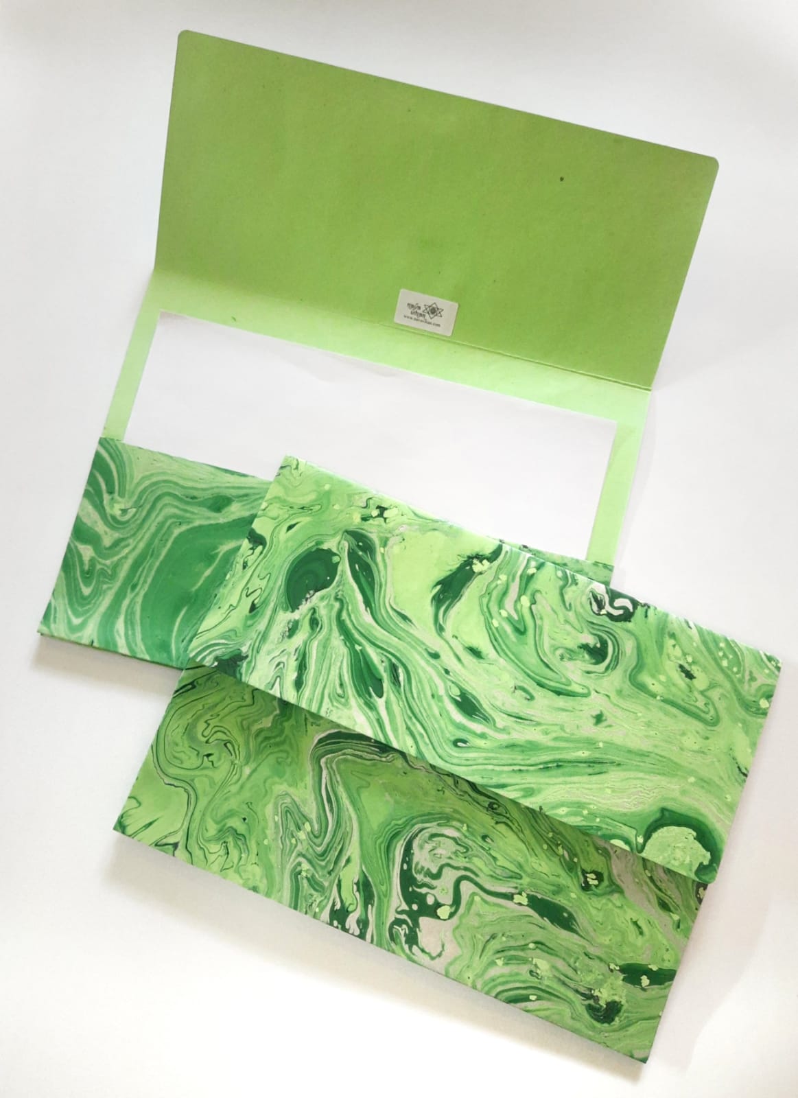 Marbled Dockets in Handmade Paper