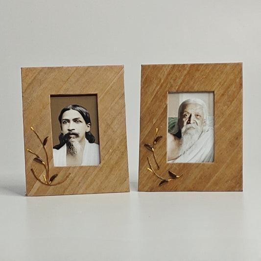 the eternal presence picture frame of sri aurobindo puducherry