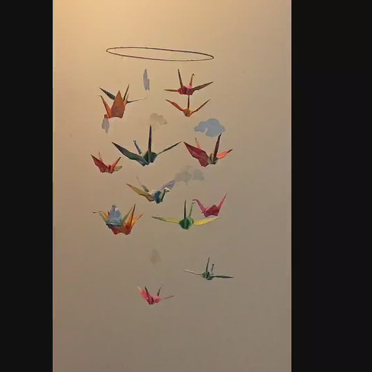 crane mobile hanging crib or pram toys for toddlers