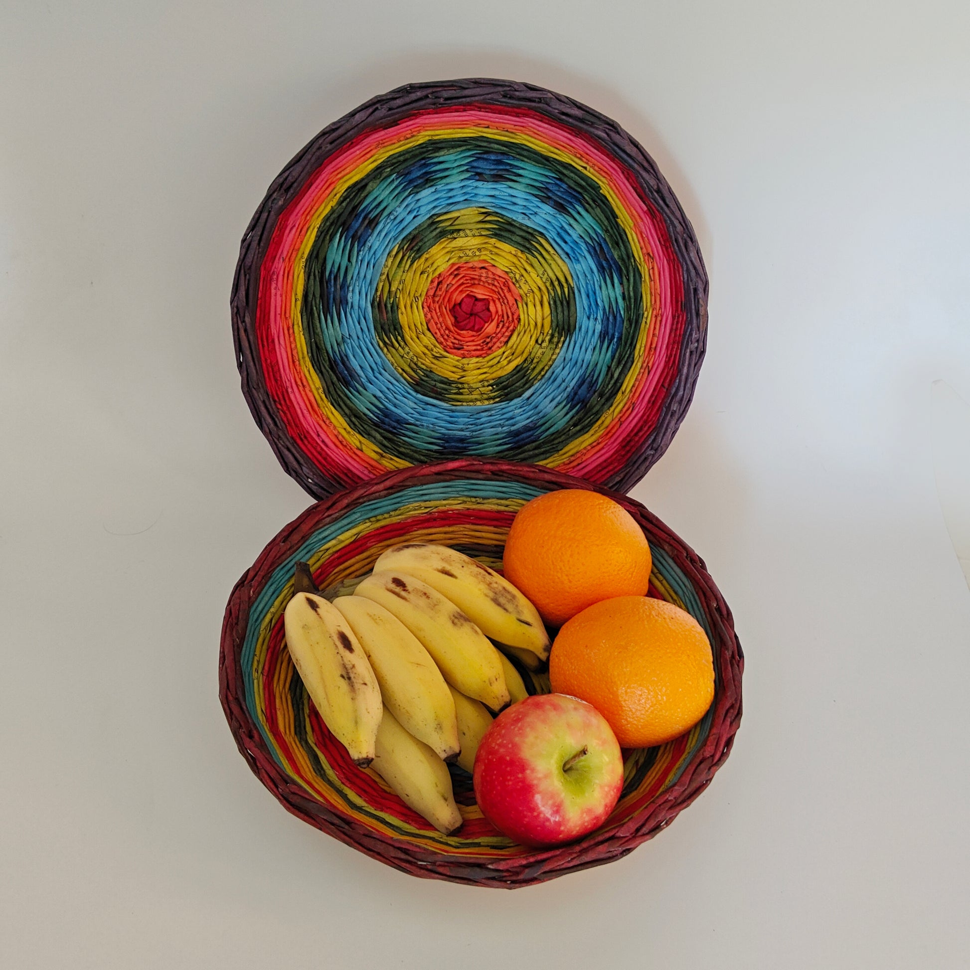 sustainable multi-hued woven home decor by navavihan puducherry