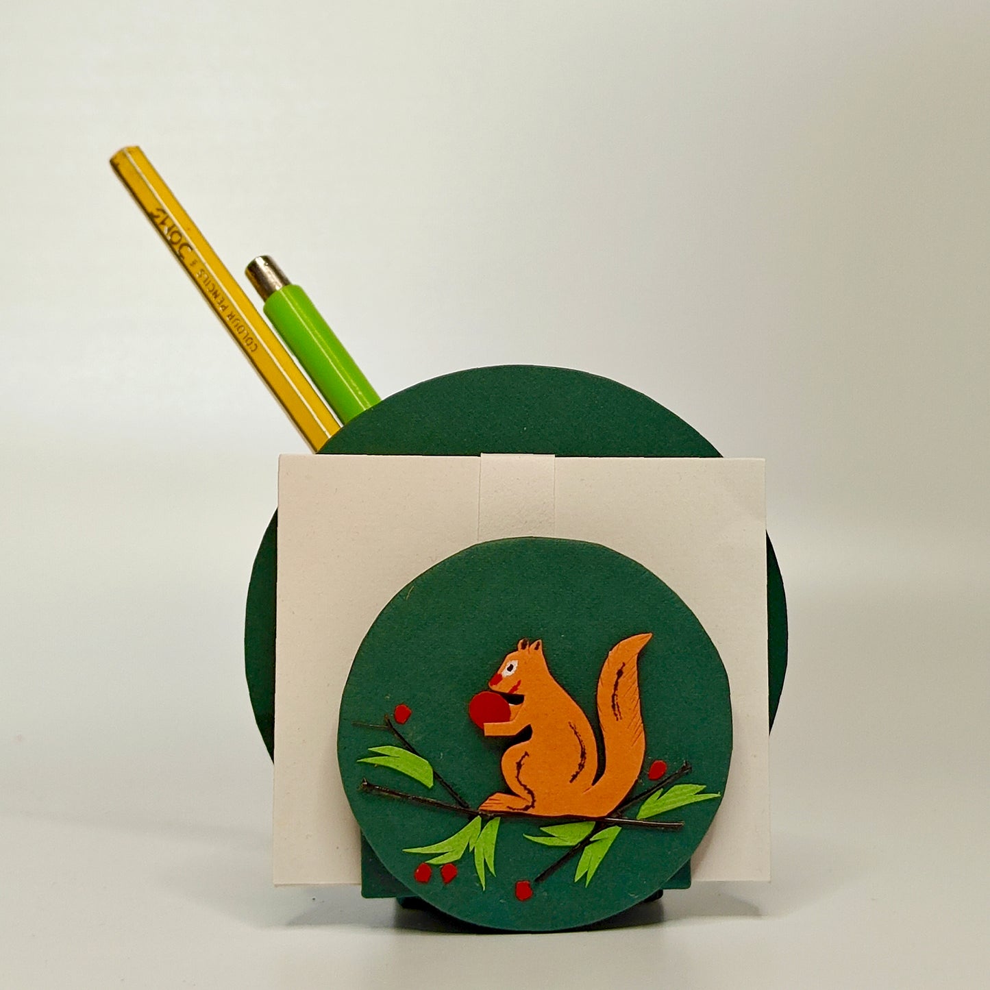 animal friends desk top pen holder for kids