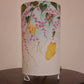 Exotic Coral Vine Hand-Painted Table Lamp