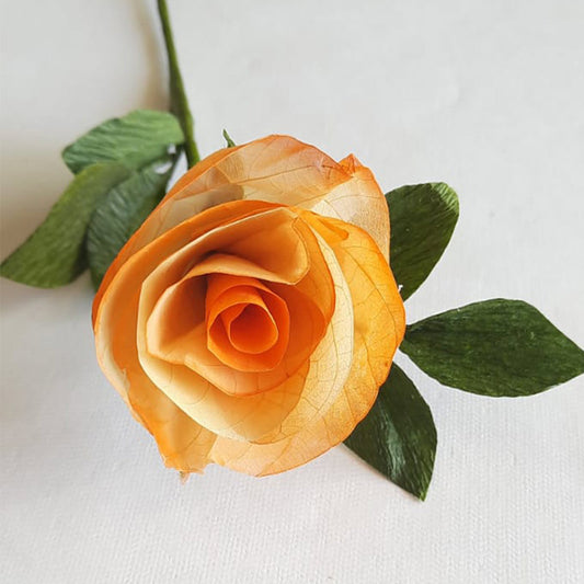 Flower Stalks - Handcrafted Lovely Roses in beautiful shades of Yellow and Orange