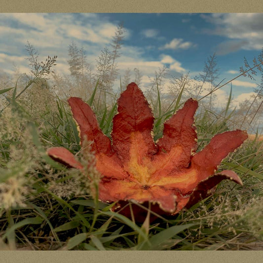 Flower Candle Stand made with Wood-Free Paper Pulp