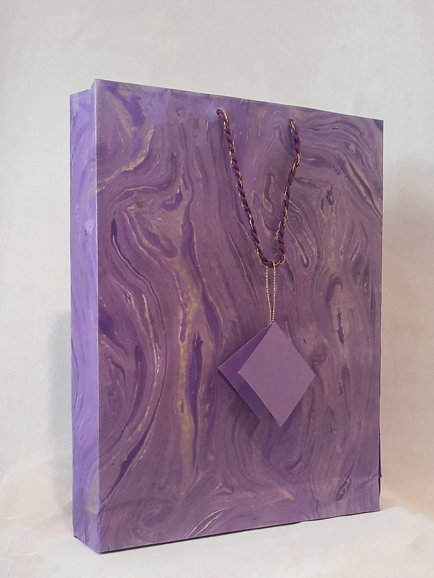 Hand Crafted Marbled Paper Large Gift Bags