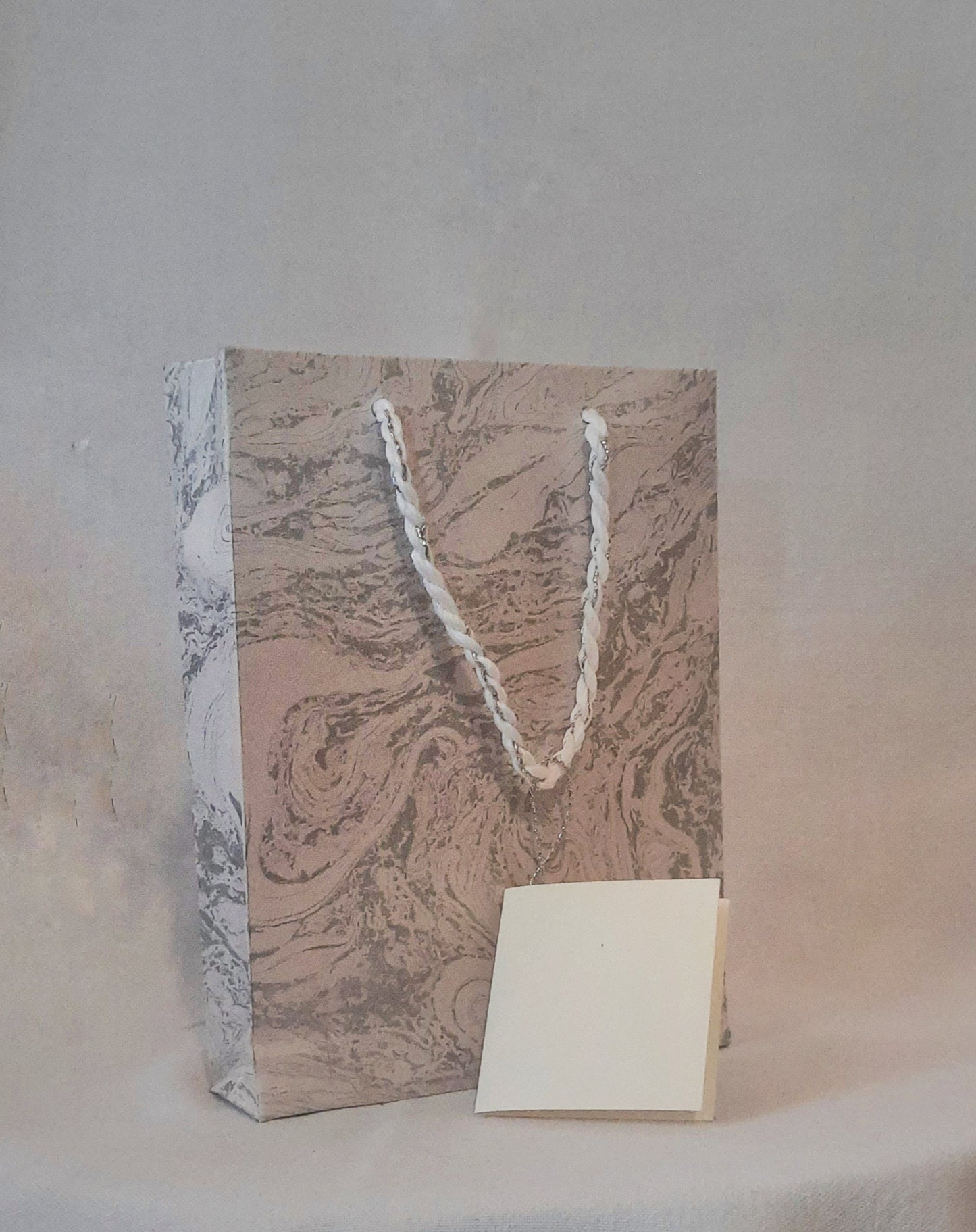 Sustainable Marbled Paper Small Gift Bags