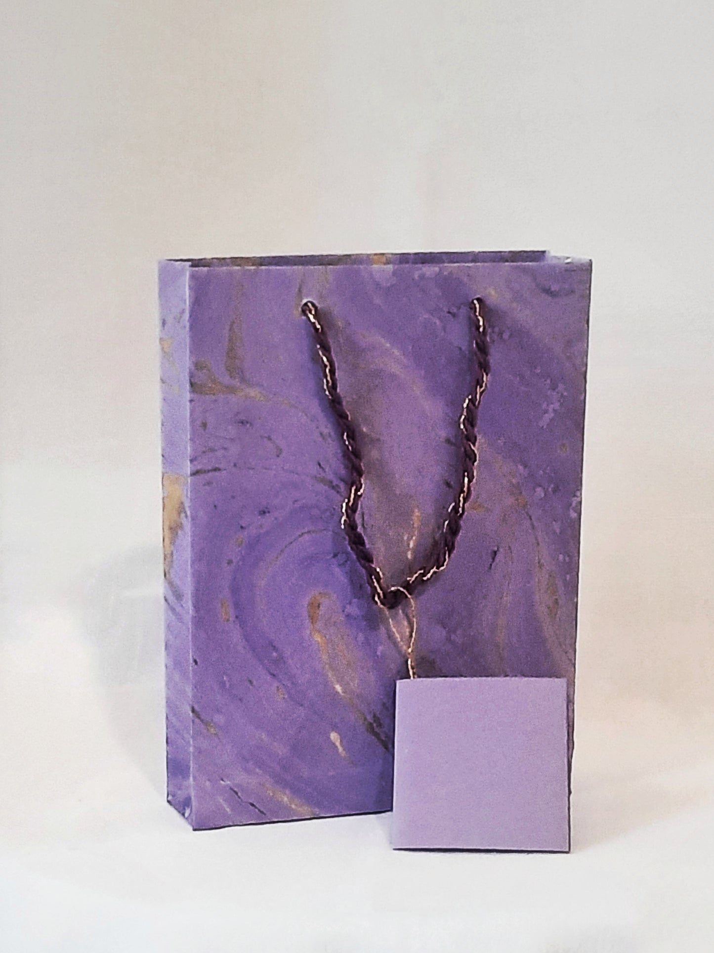 Sustainable Marbled Paper Small Gift Bags