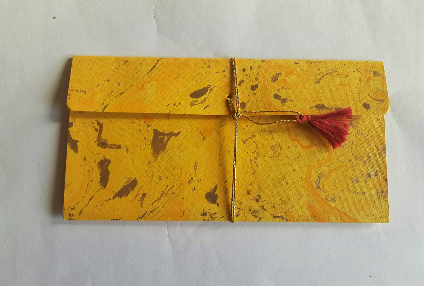 Handmade Paper Marbled Gift Envelopes