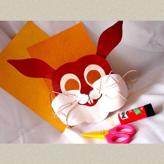 art and craft rabbit mask making kit for children of age 7 and above