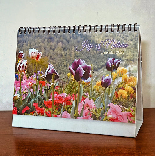 Joy of Nature - Flower Desk Calendar of 2025