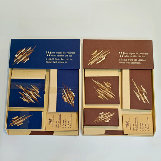 handmade paper office organizer