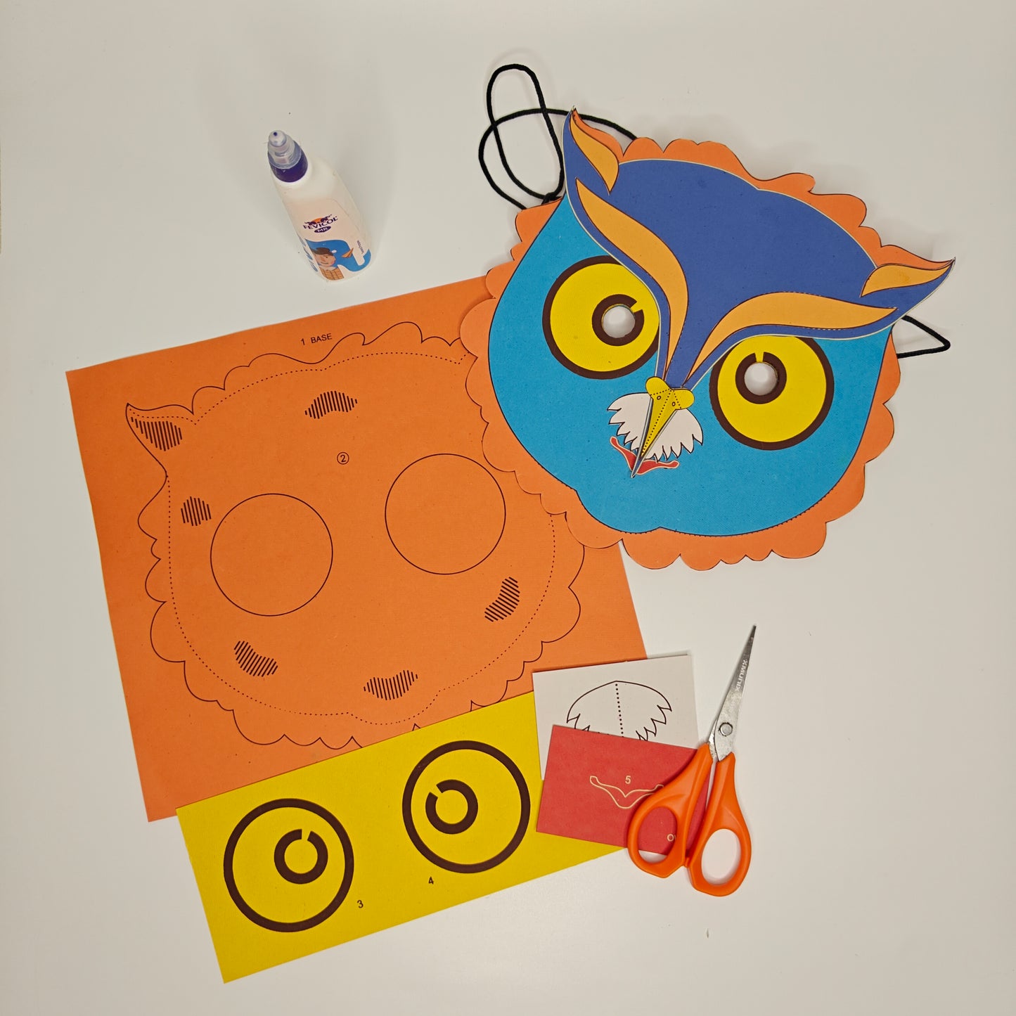 Make Your Own Owl Mask for Kids