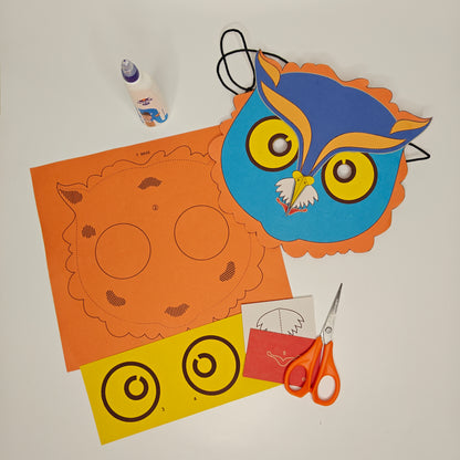 Make Your Own Owl Mask for Kids