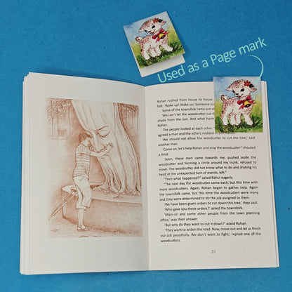 Cute animal bookmark