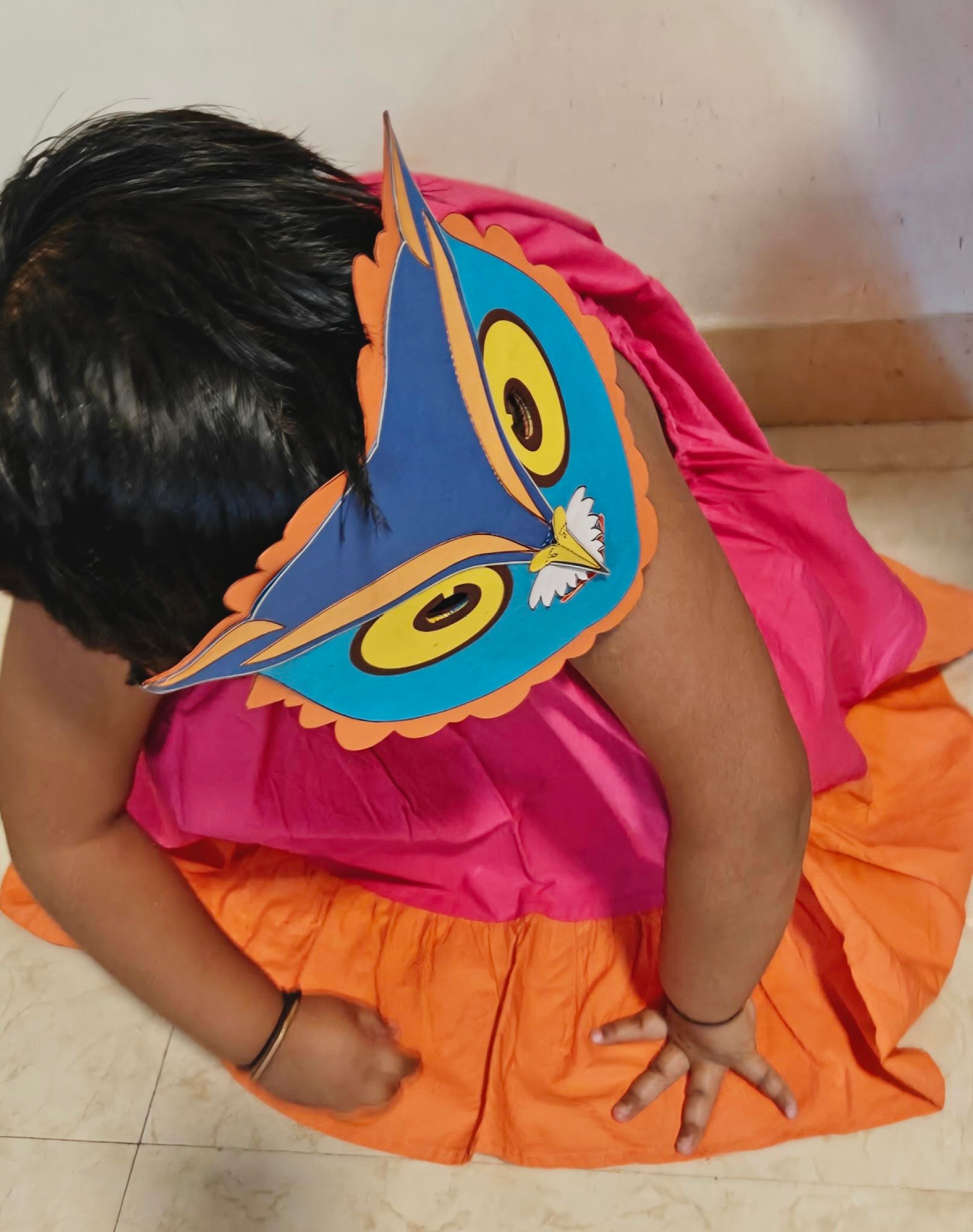 Child with Owl Mask