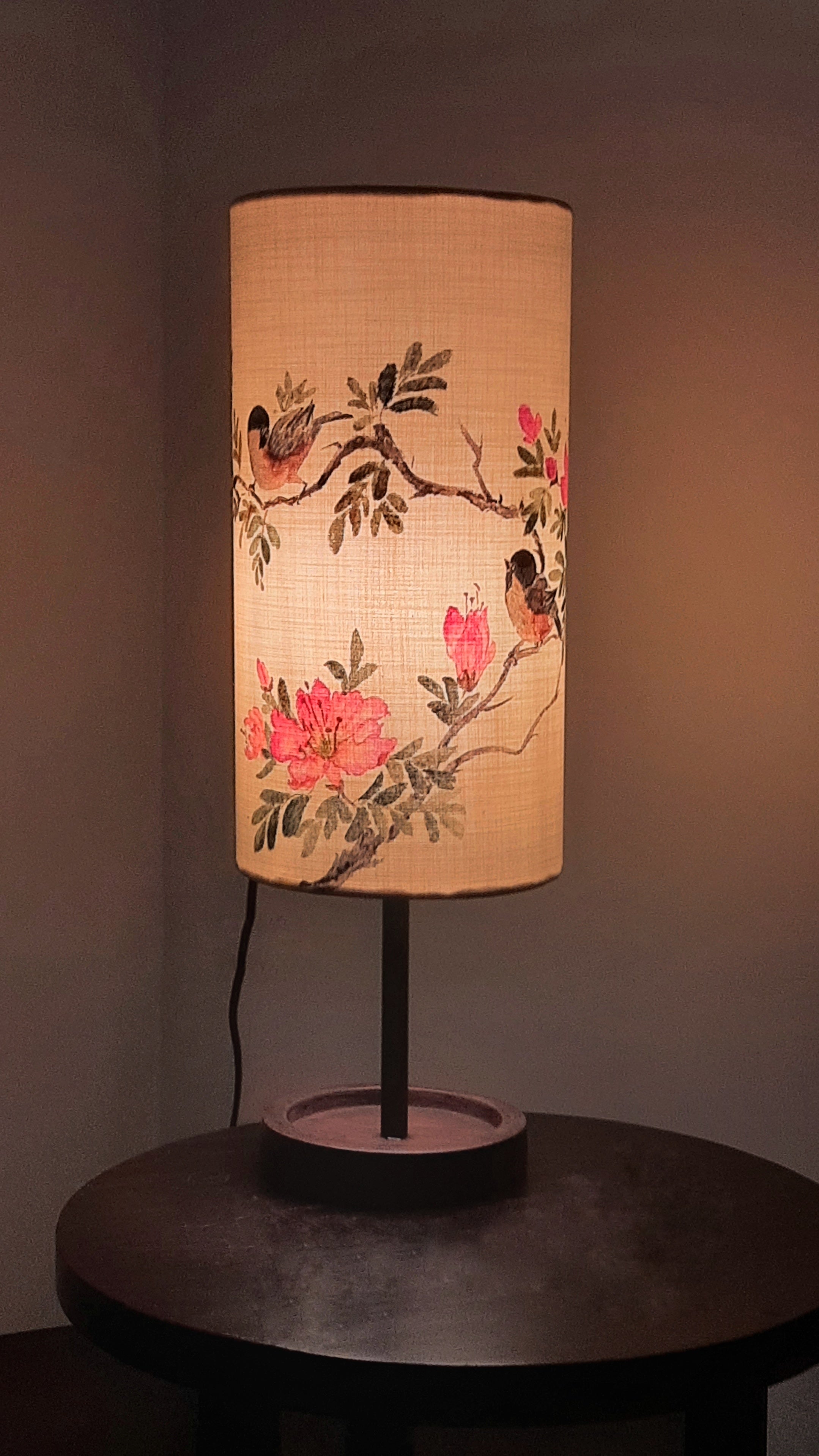 WILDFLOWER, handmade wooden selling table lamp