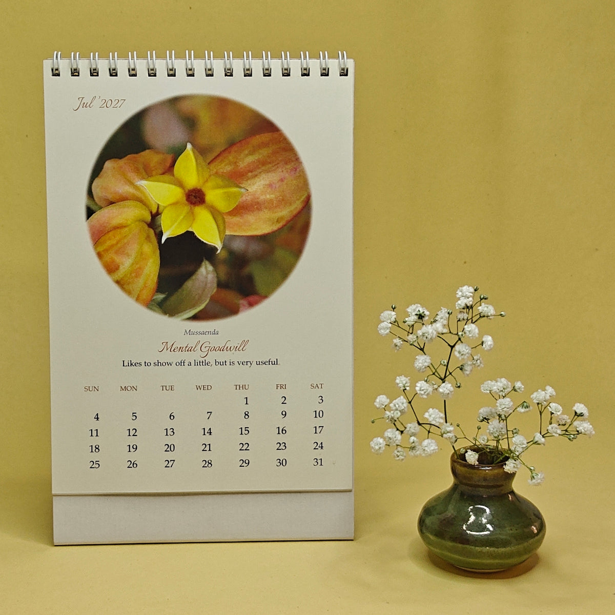 2027 Desk Calendar by Sri Aurobindo Ashram