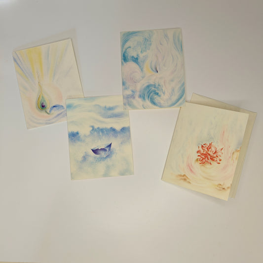 Creative Cards  -  Subtle Play of Colours in Artists' Creative Vision