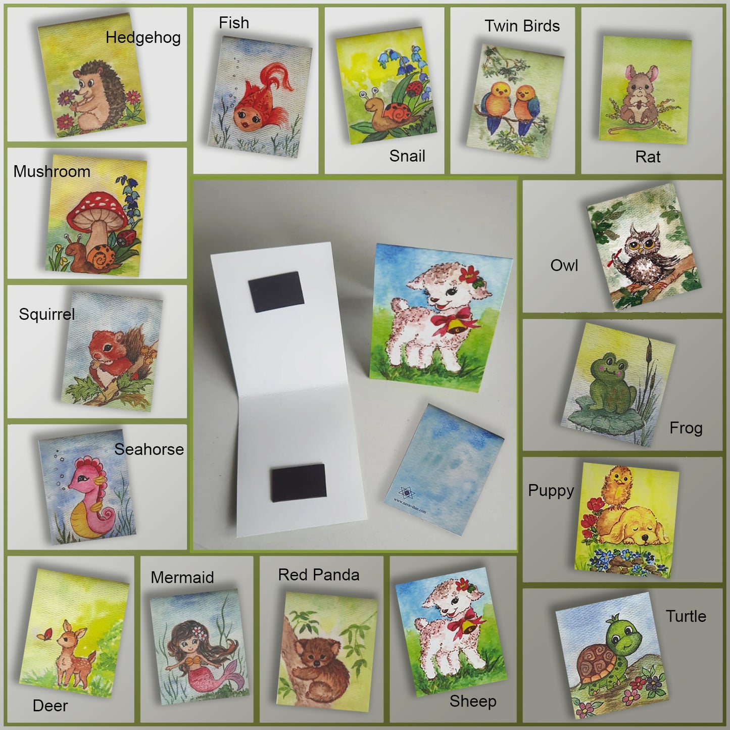 Magnetic Bookmarks by Navavihan