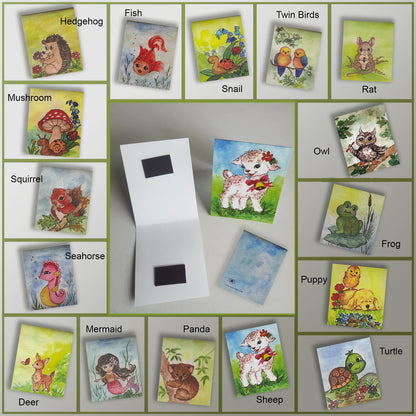 Adorable Magnetic Bookmarks