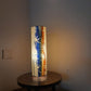 Handcrafted Blue Batik Art Large Table Lamp
