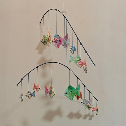 fish hanging mobile toy from unique gift store from puducherry nava vihan