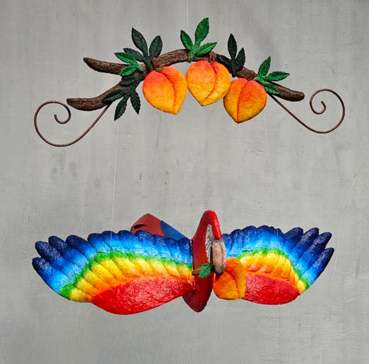 colourful bird mobile for all ages
