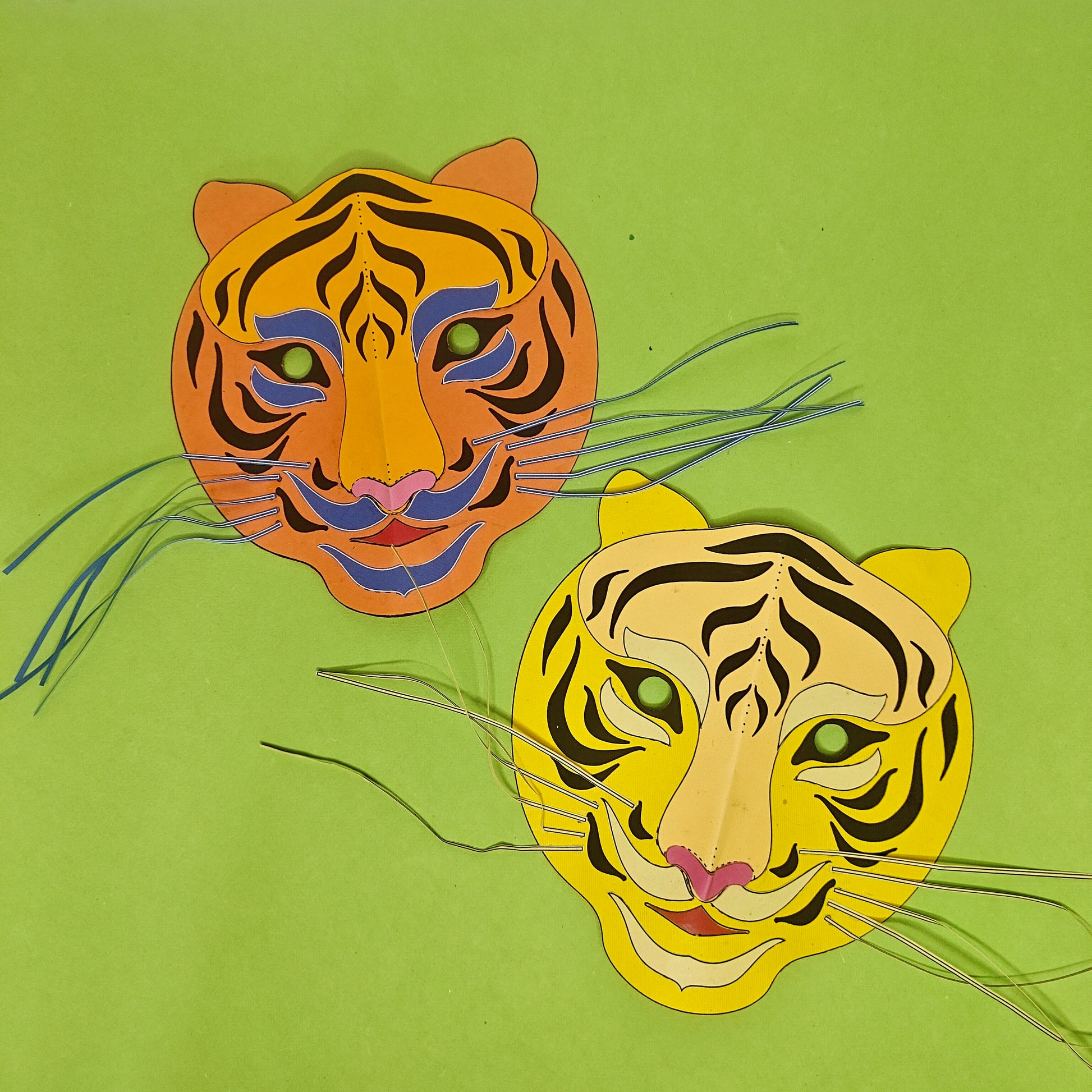 creative art and craft tiger mask making kit by nava vihan a thoughtful gift store from puducherry