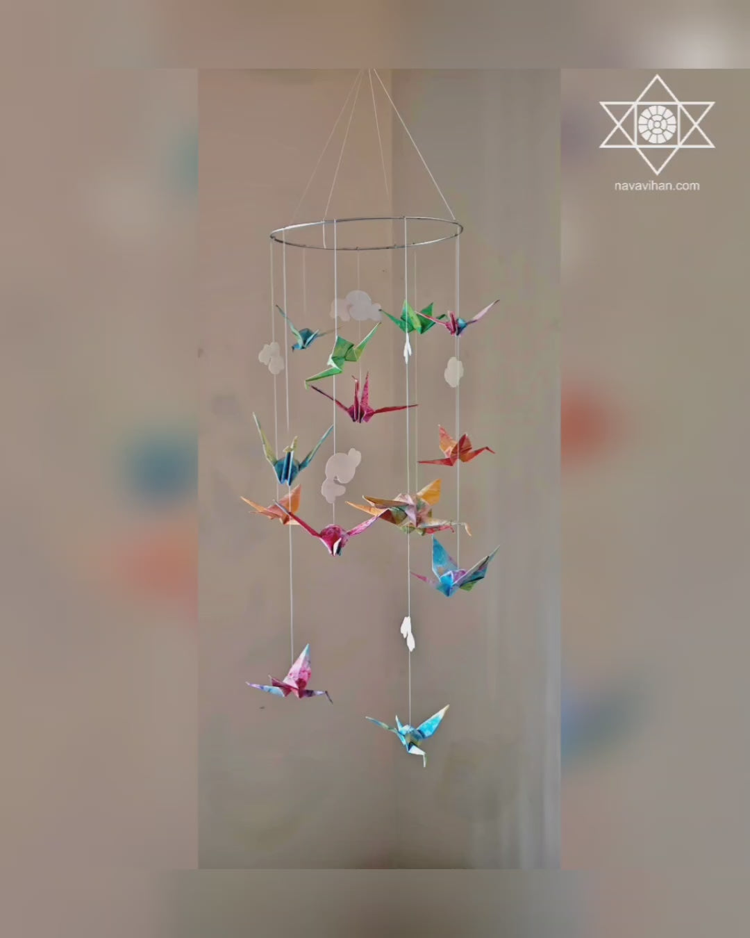 eco friendly hanging baby mobile 