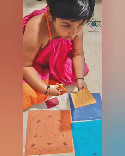 Owl Mask - A DIY Art and Craft Kit for Children of Ages 7 & above