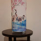 Graceful Cranes Hand-painted Table Lamp