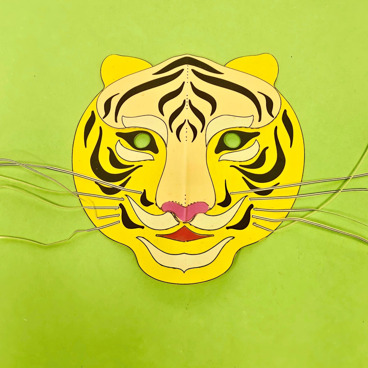 hand drawn illustration of tiger mask by navavihan puducherry