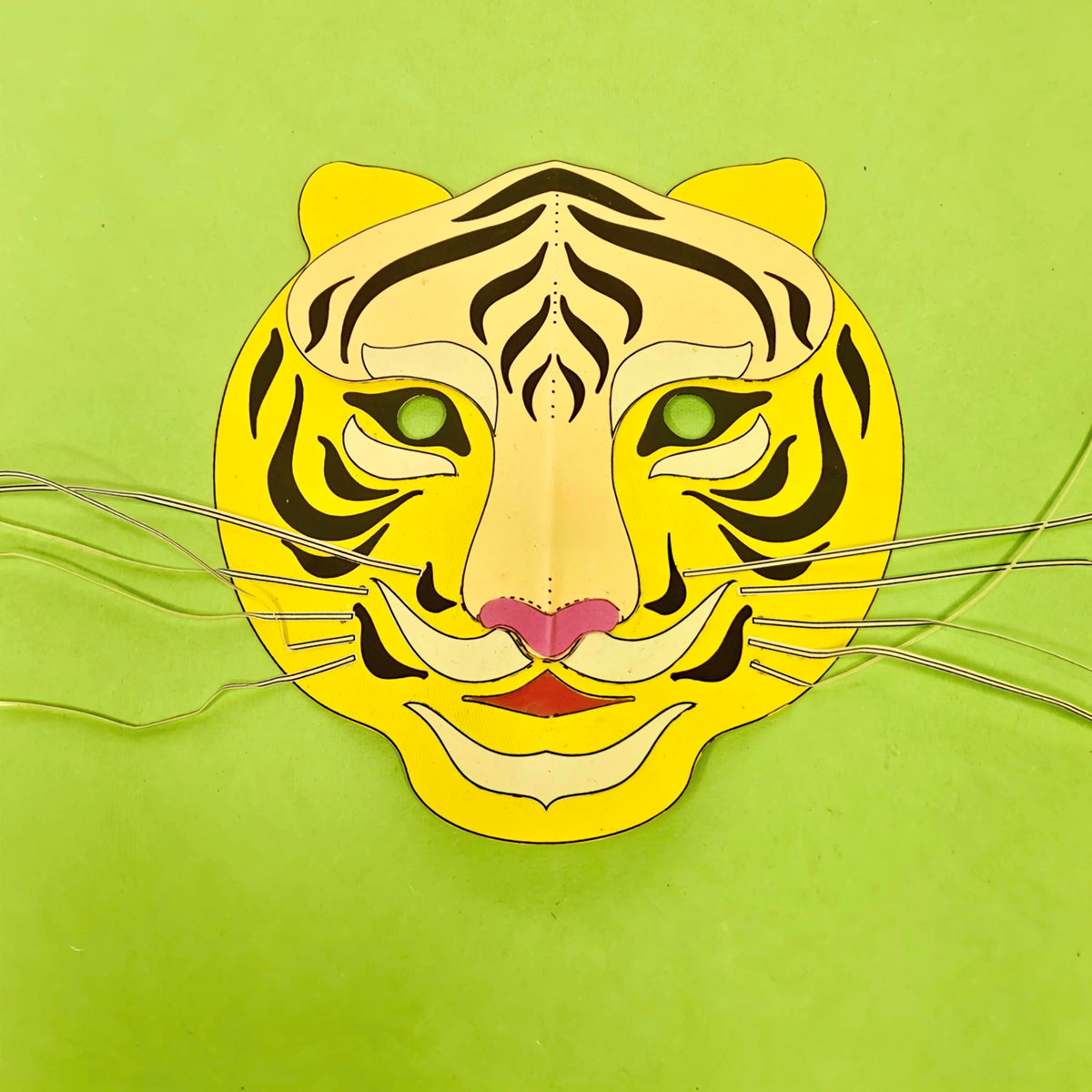 hand drawn illustration of tiger mask by navavihan puducherry