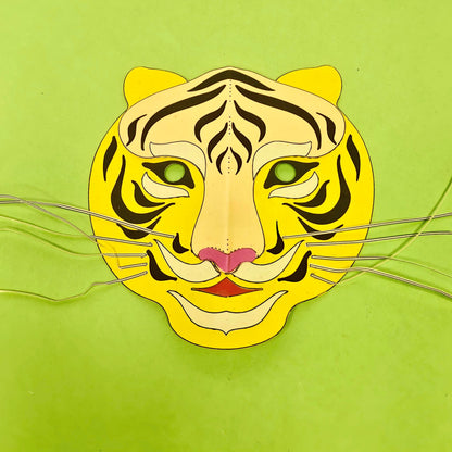 hand drawn illustration of tiger mask by navavihan puducherry