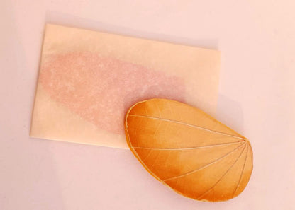 Natural Leaf Cards - Pack of 4 Assorted