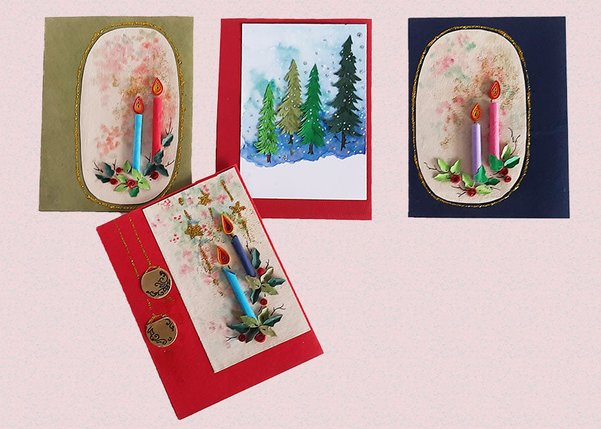 Christmas Cards - Set of 2 Assorted