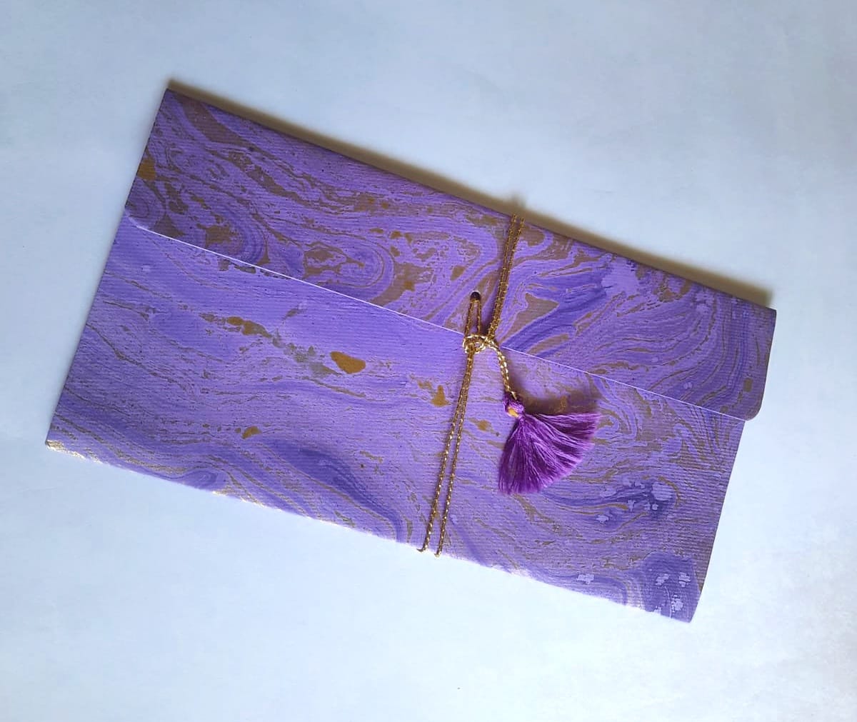 Handmade Paper Marbled Gift Envelopes
