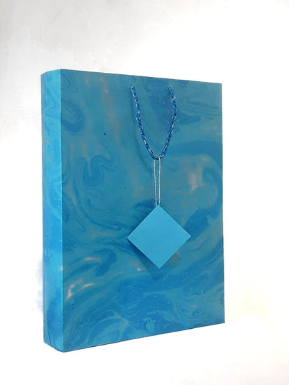 Hand Crafted Marbled Paper Large Gift Bags